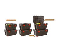 Malle de rangement Tremblay 85 litres Noir TU