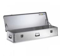 Malle Métallique en Aluminium longue largeur 1 m à 1,7 m - 140 x 45 x 25 cm