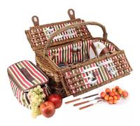 Malle panier pique nique osier Les Jardins de la Comtesse MONTMARTRE panier 4 personnes