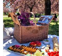 Panier pique-nique st-germain bleu 4p