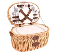 Malle panier pique nique osier Les Jardins de la Comtesse VENDOME 4 personnes