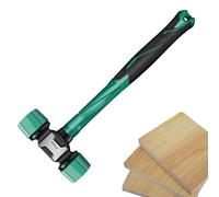 Mallet mou - marteau en caoutchouc à double face à double face, poignée non glissante absorbant les chocs, tête remplaçable de poids lourd | Portable pour la configuration des enjeux de tente, bâtimen