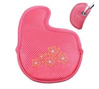 Mallet Putter Headcover Driver Headcover Protective Flower Malet Headcovers | Golf Driver Head Cover Mallet Putter Headcover Thickened Protect Driving Range Training Ground Golf Course Fairway Club Match