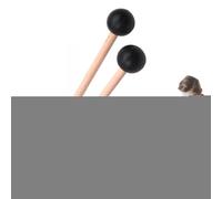 Mallets de tambour en caoutchouc - Outils de percussion de concert, bâtons de batteur de musique | Marteaux à main en bois classiques, cuivres en caoutchouc pour tambour à langues Glockenspiel