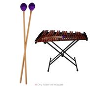 MALLETS MARIMBA, Massets de Bâton de Tambour en Acier en Acier, Maillets Hêtres Laine Acrylique Fil mélangé Maillets Melodica Instrument avec une Conception Axée sur la qualité Sonore pour les Deux