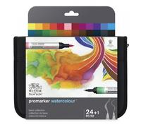 Mallette 24 Feutres Promarker Watercolour Winsor Et Newton Collection De Base