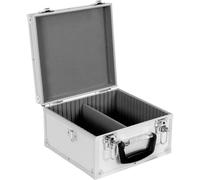 Mallette à CD Perel 1823-290 40 CDs/DVDs aluminium (l x H x P) 280 x 160 x 268 mm 1 pc(s)