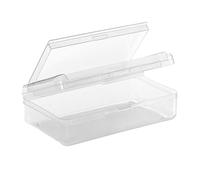Mallette à crayons à double couche, boîte de papeterie à double couche - étui transparent - grande capacité Stationery Liber - Gug, boîte de maquillage rigide - Rangement empilable : cette double