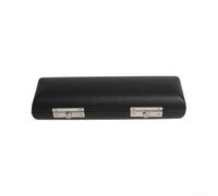 Mallette à flûte 9,5 pouces - Accessoire de voyage compact | C majeur pour piccolo, cuir PU noir, design léger, dimensions compactes 24 cm, idéal pour les voyages