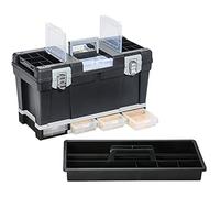 Mallette à outils - ALLIT - 476320 - Noir/Gris - Plastique - Couvercle amovible