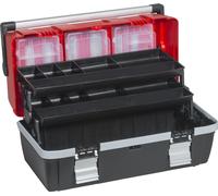 mallette à outils allit McPlus Alu >C< 22 PP rouge/noir non équipée