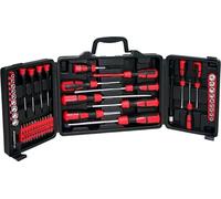 Mallette à outils - assortiment de 60 pièces, comprend divers outils à main, fabriqués en matériaux durables et résistants. *