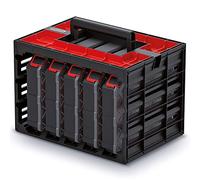 Mallette à outils Kistenberg Tagercase 30 KTC30256S-S411 Noir avec 5 organiseurs 42x30x29cm Noir G