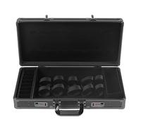 Mallette à outils de coiffeur - Mallette de transport de voyage multifonction - Pour salon de coiffure - Avec serrure à code - Noir