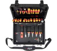 Mallette à outils équipée Wiha 40523 pour électricien, pour les artisans, pour apprentis, pour professionnels, VDE 81 pièces (L x l x H) 510 x 420 x 220 mm