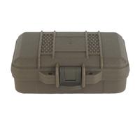 Mallette À Outils Étanche pour Camping, Boîte Sèche, Étui Scellé, Boîte À Outils de Rangement en ABS pour Étui Sec Extérieur avec Mousse Personnalisable(Brown)