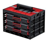 Mallette à outils Kistenberg Tagercase 40 KTC40306S-S411 3 organiseurs empilés horizontalement