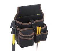 Mallette à outils Mallette à outils | Rangement de ceinture étanche multi-compartiments pour menuisier avec tournevis Mètre ruban Marteau Pinces