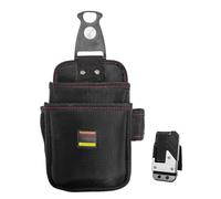 Mallette à outils | Organisateur d'outils Sac de taille - Marteau à pinces Stockage Utilise un OxCarrier 1680D pour les réparations électriques - Maintenance du travail du bois Construction Raclette à