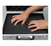 Mallette de protection aluminium avec mousse - 380x260x90mm