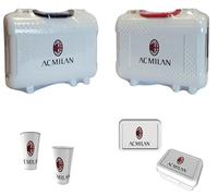 Mallette avec poignée + porte-goûter et verre Milan - Produit original - Fabriqué en Italie - Lavable le lave-vaisselle -