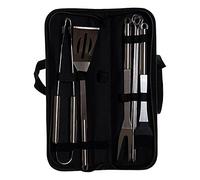 Mallette Barbecue de la Marque DKD Home Decor Polyester Acier Inoxydable Nylon (10 pièces) (Référence : S3012923)