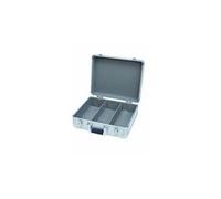Mallette CD CD-Case ALU avec poignée de transport aluminium aluminium