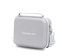 Mallette Compacte 24x19cm avec Sangle Épaule | Housse mesure, pour intérieur amortissant, rayures, compatible pour mini pour 5 Pro, style professionnel(Grey)
