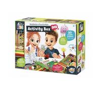 Buki – Mallette d'activités FK003 – 800 accessoires, 2 plateaux de rangement, 20 projets – Blanche