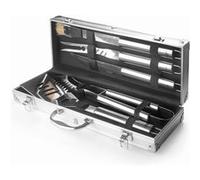 Mallette de 5 ustensiles barbecue en inox