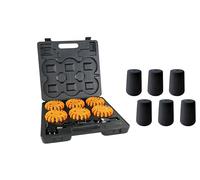 Mallette de 6 lampes 9 positions avec adaptateur pour cône RC1000