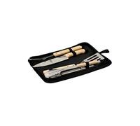 - Mallette de Barbecue "4 Ustensiles" 38cm Noir