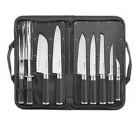 Hendi Mallette de couteaux 975770 9 pièces Noir 445x260x(H)65 mm