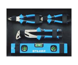 Mallette de dépannage 112 outils 1/4' - 1/2' STILKER - 15154