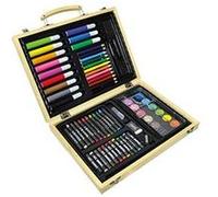 Mallette de dessin en bois 67 pièces G