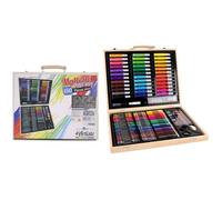 Mallette de dessin - MAIN D'ARTISTE - 150 Pièces - Loisir Créatif - Dès 5 ans