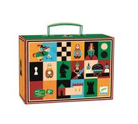 Djeco Mallette de jeux Echec et Dames