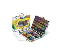 Mallette de l'Artiste 140 pieces : Crayons cire, Crayons couleurs, Feutres lavables, Feuilles - Coffret