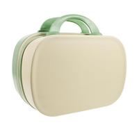 Mallette de Maquillage 14 Pouces en ABS à Compartiments pour Voyage | Coque Rigide Résistante à L’eau, Design Bicolore, Rangement Protecteur pour Cosmétiques et Flacons de Soins