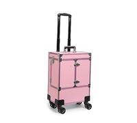 Mallette de maquillage à roulettes professionnelle avec tiroirs, chariot à cosmétiques multifonctionnel de grande taille, organisateur de rangement de cosmétiques, trousse de maquillage pour maquill