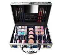 Mallette de maquillage - Black Clothing Style - 24 ombres à paupières - 4 blush - 4 rouges à lèvres