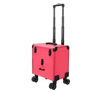 Mallette de maquillage multifonctionnelle à roulettes, mallette de maquillage multicouche avec roulettes, mallette de barbier, organisateur de mallette de maquillage professionnel pour coiffeur, maq