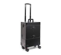 Mallette de maquillage professionnelle à roulettes avec tiroirs, chariot à cosmétiques multifonctionnel de grande taille, organisateur de rangement de cosmétiques, trousse de maquillage pour maquill