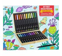 Djeco Coffret Mes premiers feutres pinceaux 24 feutres