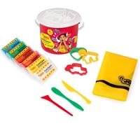 Mallette de pâte à Modeler8 tablettes de 25 grammes + moulesOutils de Coupe et RouleauKit de BricolageIdéal pour Les garçons et Les Filles à partir de 4 Ans (230)