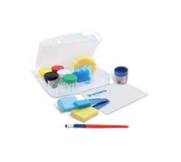 Mallette de peinture gouache 6 couleurs et accessoires -