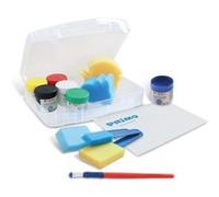 Mallette de peinture gouache 6 couleurs et accessoires - Primo Multicolore G