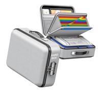 Mallette de planification de fichiers fine et transportable - Résistante à la flamme et à l'eau - Poignée de transport ergonomique - Boîte permanente