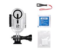 Mallette de plongée transparente 60 mètres avec vis caméra de sport accessoires étanches pour caméra d'action 360 GO 3 couvercle transparent étanche