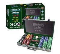 Piatnik - 7903 - Jeu de Société - Malette de Poker - 300 Jetons High Gloss